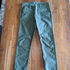 men's Benzak BC-01 chinos Size 29x33 army green military twill